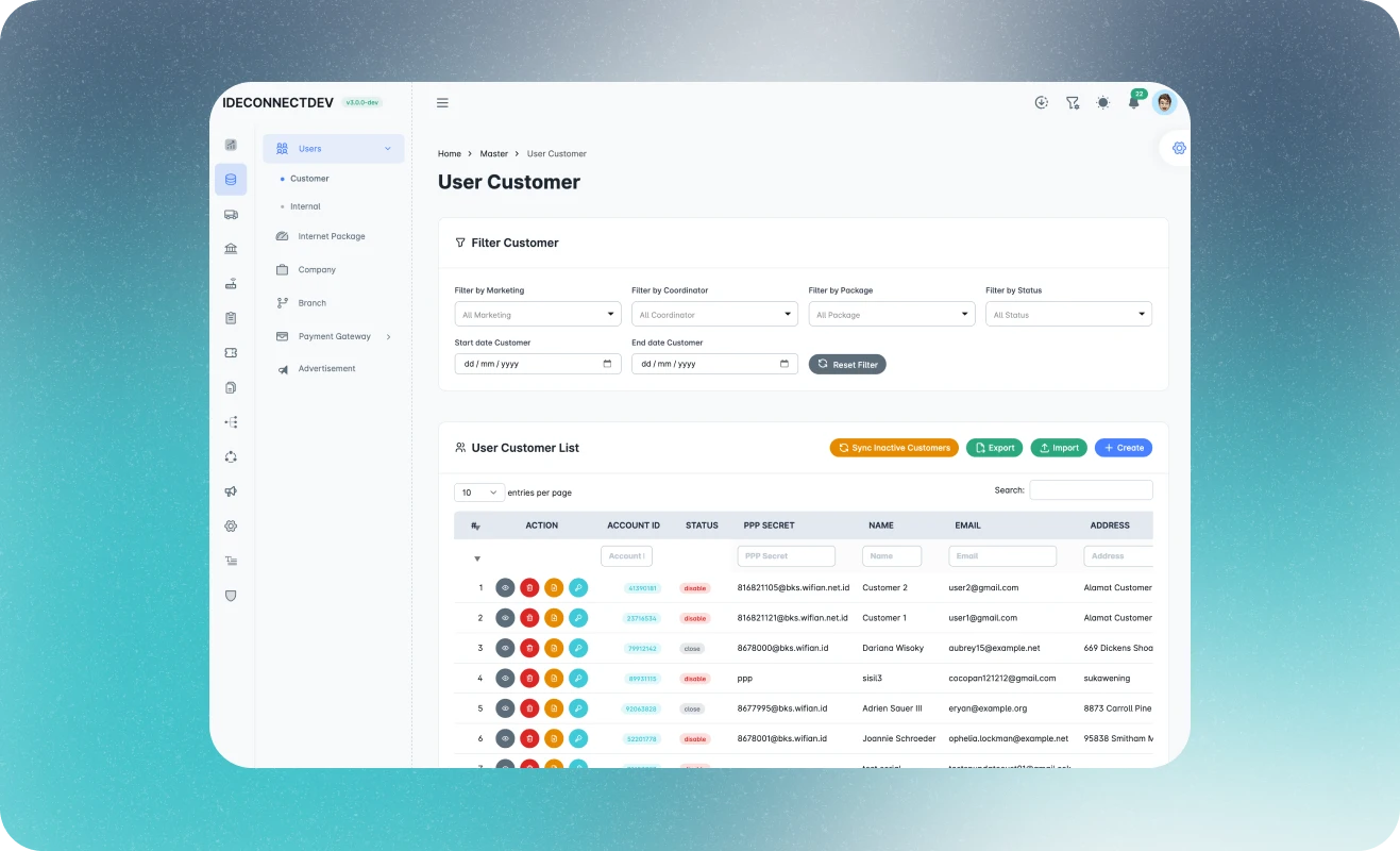 Web — Reports